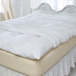 Stain Resistant 230 Thread Count Protective Zip Featherbed Cover Today