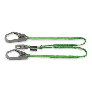 Miller By Honeywell 231TWRS Z7/6FTGN Lanyard, 2 Leg, Polyester, Green