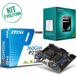 : MSI 760GM P23 (FX) + AMD Athlon II X2 270 3.4GHz   Garantie 1 an