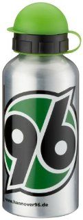 Hannover 96 Trinkflasche Alu 500 ml, grau grün Sport